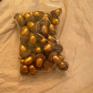 Fall craft bundle! Acorns, sunflowers, gold pumpkins, burlap, cardboard leaves